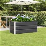 vidaXL Plantenbak Antraciet 100 x 50 x 45 cm Gegalvaniseerd staal