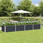 vidaXL Plantenbak Antraciet 320 x 80 x 45 cm Staal