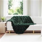 vidaXL Antislip deken van imitatie konijnenbont Olite 4 pcs Polyester