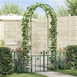 vidaXL Tuin Boog met slot Groen 203 x 50 x 218 cm