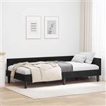 vidaXL Hoekbedframe met hoofdeinde Zwart 80 cm x 200 cm Fluweel