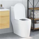 vidaXL Toiletzitting Verstelbaar Wit 48 x 36,5 x 4,5 cm Polypropyleen