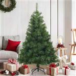 vidaXL Kunstmatige Inklapbare Kerstboom Groen 150 cm PVC, staal