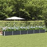 vidaXL Plantenbak Antraciet 480 x 50 x 45 cm Gegalvaniseerd staal