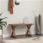 vidaXL Bank Naturel 85 x 35 x 47 cm Massief gerecycled hout