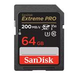 SanDisk 64GB SD Extreme Pro UHS-I U3 V30 200MB/s (Nieuw)