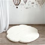 Zachte Cloud Speelmat - Teddy Wit Wit