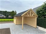 Nieuw blokhut 3601EXT met overkapping