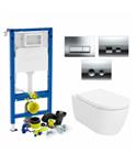 Geberit UP100 Toiletset Compleet | Inbouwreservoir | Geberit iCon Pack | Drukplaat