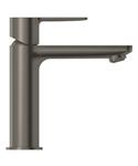 Wastafelmengkraan GROHE Lineare New S-Size Push Open Hard Graphite Geborsteld