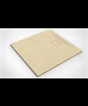 Douchebak BWS Naxos Stonelook SMC 90x90 Cm Mat Beige