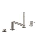 Badrandcombinatie GROHE Lineare New Viergats Supersteel