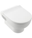 Toilet Villeroy & Boch O.novo Combipack me Zitting 49x36x35 cm TwistFlush Wit Alpine