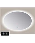 Spiegel Sanicare TuTTi Ovaal 60x80 cm met LED Ambiance Rondom en spiegelverwarming