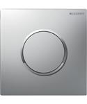 Bedieningsplaat Geberit Type 10 Pneumatisch Round Mat Chroom