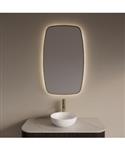 Spiegel Gliss Design Epos met Indirecte LED Verlichting en Verwarming 60x100cm Mat Goud