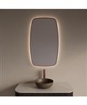 Spiegel Gliss Design Epos met Indirecte LED Verlichting en Verwarming 60x100cm Koper Rose