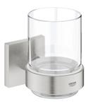 Glas GROHE Start Cube met Houder Supersteel