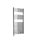 Electrische Wifi Radiator Sanicare HPW Carini 111,8x45 cm chroom Met Thermostaat Zilver Linksonder