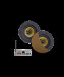 Wifi-Audiosysteem Aquasound (Airplay + Dlna) 50 Watt, Incl Samba Speakers 205 mm, 230V/12V, Lan /Wla