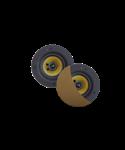 Speakerset Aquasound Samba 65W (Draaibare Tweeter) Rond 195 mm, Randloos, Brushed Bronze