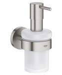 Zeepdispenser GROHE Essentials Met Houder Mat SuperSteel