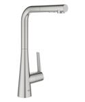 Keukenmengkraan GROHE Zedra L-Uitloop Dual Spray