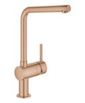Keukenmengkraan GROHE Minta L-Uitloop Warm Sunset Geborsteld