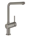 Keukenmengkraan GROHE Minta L-Uitloop Hard Graphite Geborsteld