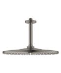 Hoofddoucheset GROHE Rainshower 310 Rond Plafond, Mono 9,5 L/M, Hard Graphite Geborsteld