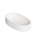 Waskom Salenzi Idilla 60 cm Ovaal Mat Wit (incl. plug)