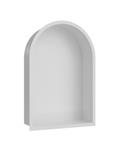 Inbouwnis Ovaal Wiesbaden Demis 30x45x7 cm Mat Wit