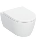 Wandcloset Geberit iCon Pack WC Diepspl. TurboFlush SC QR Zitting Mat Wit