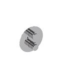 Afbouwdeel Therm. MAY Met 2-Weg Stop-Omstel Chroom