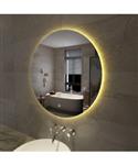 Spiegel BWS Luse Rond met LED Verlichting Dimbaar en Spiegelverwarming 80 cm