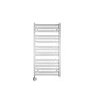 Electrische Wifi Radiator Sanicare HVP Carini Moda 120x60 cm Mat Wit Met Thermostaat Zilver Linksond