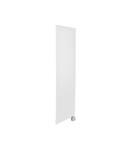 Electrische Wifi Radiator Sanicare HPW Carini Denso 180x40 cm Mat Wit Met Thermostaat Zilver Rechtso