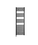 Electrische Wifi Radiator Sanicare HPW Carini 172x60 cm Zwart Met Thermostaat Zilver Linksonder