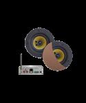 Wifi-Audiosysteem Aquasound (Airplay + Dlna) 50 Watt, Incl Samba Speakers 205 mm 230V/12V, Lan /Wlan