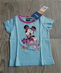 Anijsblauw Minnie Mouse Shirt met Glittertjes