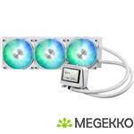 ASUS MAX Gaming LC 360 ARGB LCD White Edition Processor Alles-in-n vloeistofkoeler 12 cm Wit