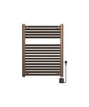 Elektrische Radiator Wiesbaden Elara 76.6x60 Cm Smart Wifi Geborsteld Brons Koper PVD