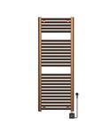 Elektrische Radiator Wiesbaden Elara 118.5x45 Cm Smart Wifi Geborsteld Brons Koper PVD
