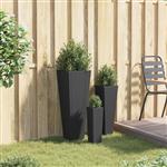vidaXL Tuinset 3 pcs Zwart Metaal