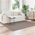 vidaXL Vloerkleden Vierkant LUGO Taupe 200 x 200 cm Polyester