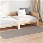 vidaXL Vloerkleden Rechthoekig LUGO Taupe 80 x 200 cm Polyester