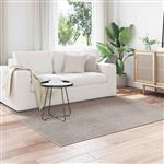 vidaXL Vloerkleden Vierkant LUGO Crème en Taupe 200 x 200 cm Polyester