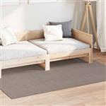 vidaXL Vloerkleden Rechthoekig LUGO Taupe 170 x 120 cm Polyester