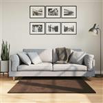 vidaXL Vloerkleden Vierkant HUARTE Bruin 120 x 120 cm Polyester