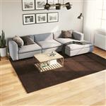 vidaXL Medium pile zachte en wasbare tapijt HUARTE Bruin 200 x 280 cm